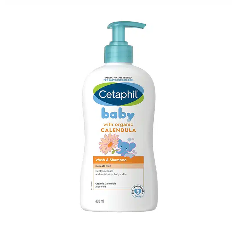 Cetaphil Baby Wash & Shampoo With Organic Calendula - 400ml