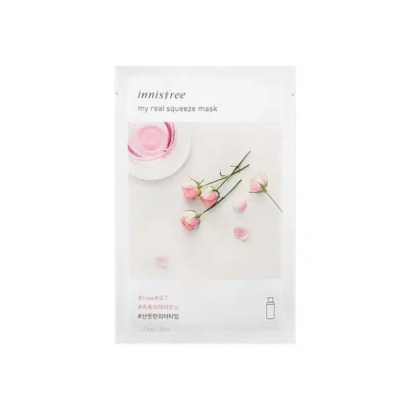 Innisfree My Real Squeeze Mask – Rose (20ml)