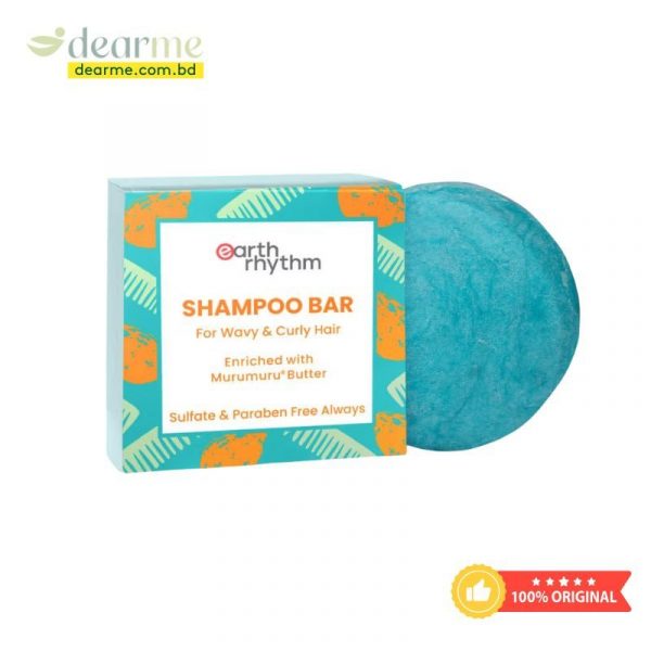 Earth Rhythm Murumuru Butter For Wavy and Curly Hair Shampoo Bar Cardboard, Tames Frizz (1)