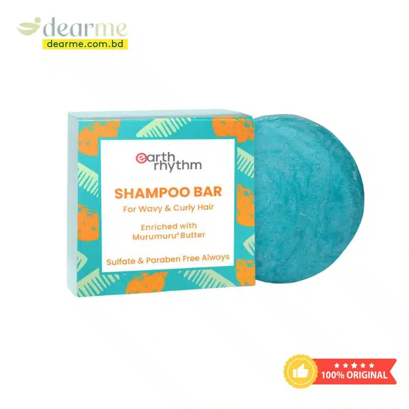 Earth Rhythm Murumuru Butter For Wavy and Curly Hair Shampoo Bar Cardboard, Tames Frizz (1)