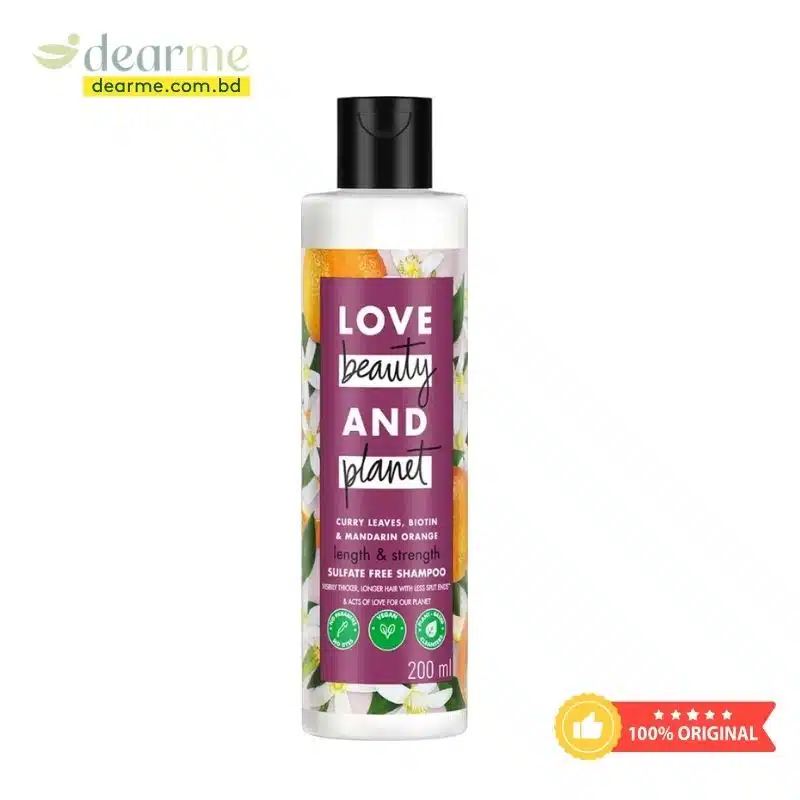 Love Beauty & Planet Curry Leaves|| Biotin & Mandarin Paraben & Sulfate Free Shampoo
