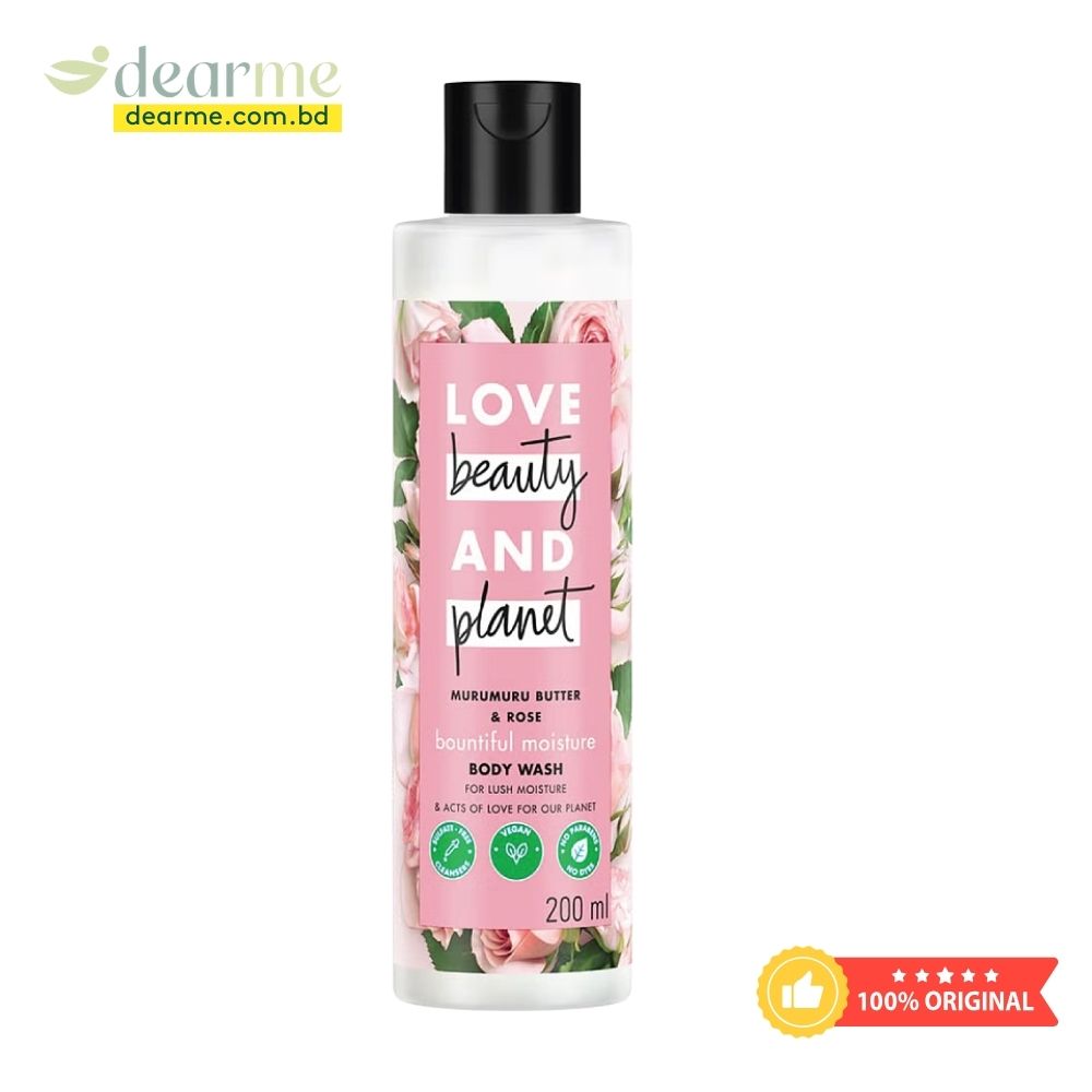 Love Beauty & Planet Natural Murumuru Butter and Rose Sulfate Free Body Wash