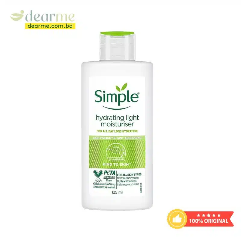 Simple Kind to Skin Hydrating Light Moisturiser 125ml - Light