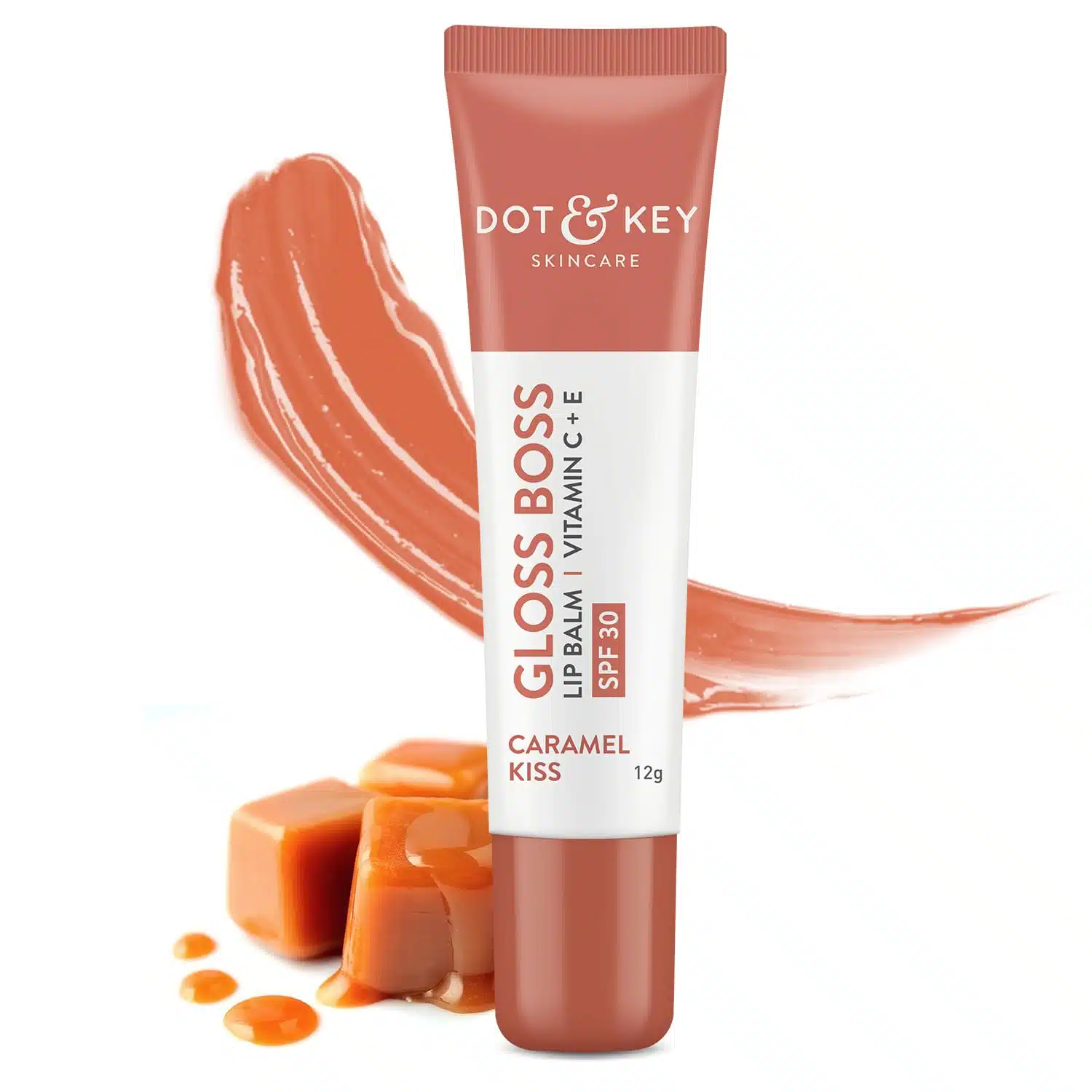 Doy Key gloss boss lip balm Spf 30 Caramel Kiss 12Gm