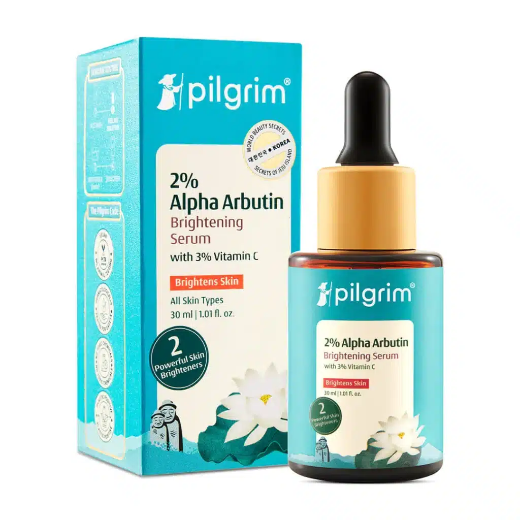 Pilgrim Alpha Arbutin & Vitamin C Serum for Radiant Skin - 30ml