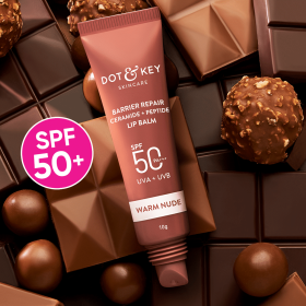 Dot & Key Ceramide & Peptide Barrier Repair Lip Balm Spf 50 (Warm Nude)