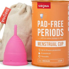 Sirona Reusable Menstrual Cup for Women | Medium Size