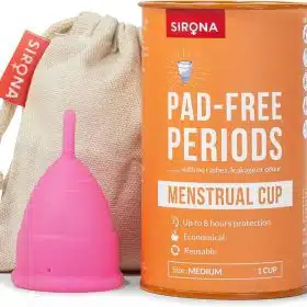 Sirona Reusable Menstrual Cup for Women | Medium Size