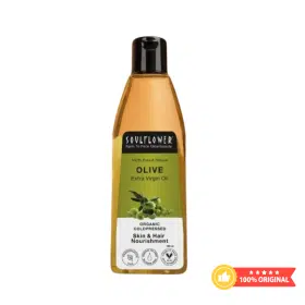 Soulflower Coldpressed Olive Oil For Hair & Skin - 225 ml