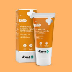 The Derma Co 1% Hyaluronic Sunscreen Aqua Gel - 80g