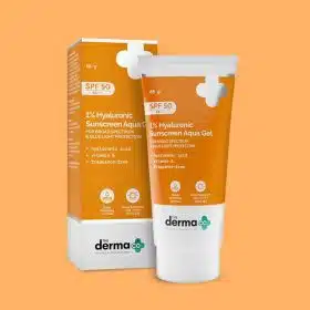 The Derma Co 1% Hyaluronic Sunscreen Aqua Gel - 80g