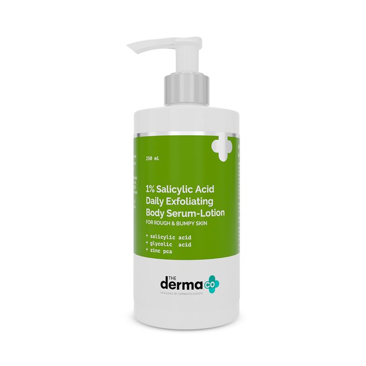 The Derma Co 1% Salicylic Acid Daily Exfoliating Body Serum Lotion 250ml
