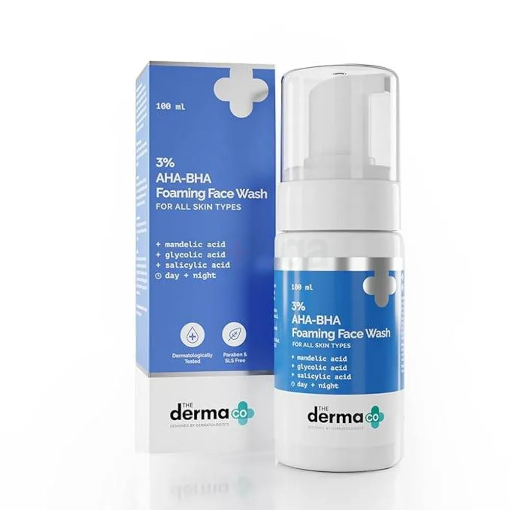 The Derma Co 3% AHA-BHA Face Wash 100ml