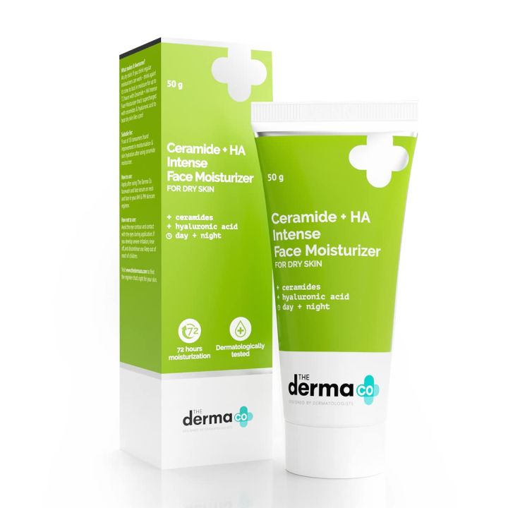 The Derma Co Ceramide + HA Intense Face Moisturizer - 50 gm