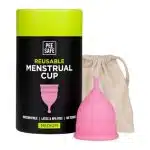 Pee Safe Reusable Menstrual Cup for Women | Medium Size with Pouch