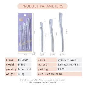 LMLTOP Eyebrow Razor 3pcs