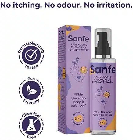 Sanfe Lavender & Chamomile Natural Intimate Wash