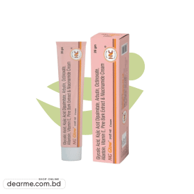 Heal N Cure NG Glow Skin Cream 20g – Kojic Acid & Glycolic Acid Pigmentation Removal Cream in Bangladesh
