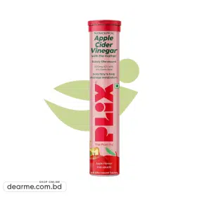 Plix Apple Cider Vinegar Apple Flavour Effervescent Tablets