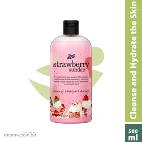 Boots Strawberry Sundae Shower Gel, Bubble Bath & Shampoo