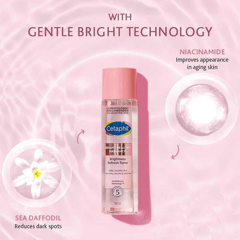 Cetaphil Bright Healthy Radiance Brightness Refresh Toner - 150ml