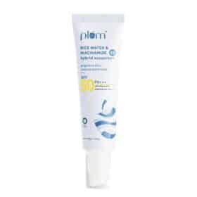 Plum 2% Niacinamide & Rice Water Hybrid Face Sunscreen With SPF 50 PA+++ 50g