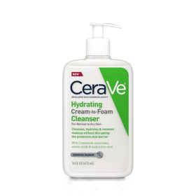 CeraVe Hydrating Cream-to-Foam Cleanser 473ml