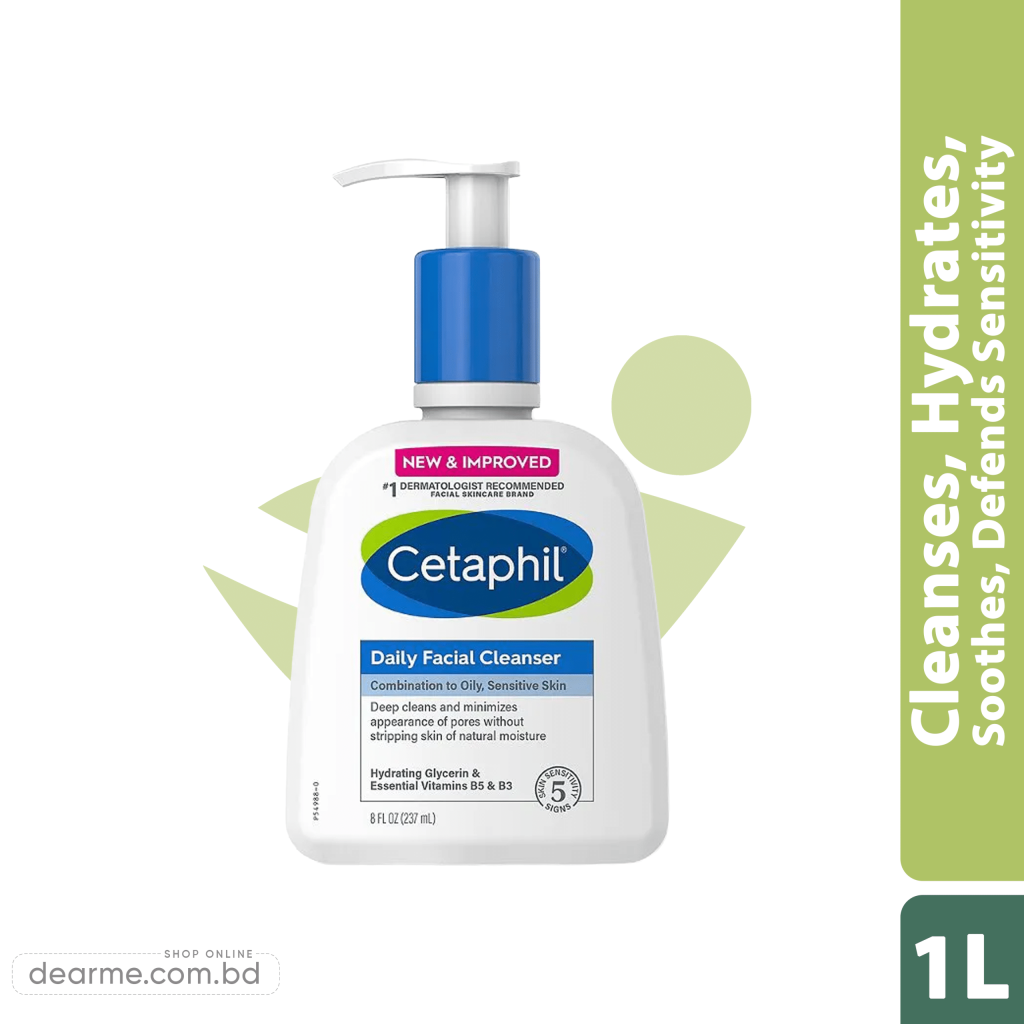 Cetaphil Daily Facial Cleanser Normal To Oily Skin – 237ml