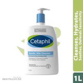 Cetaphil Gentle Skin Cleanser – 1 Liter Normal To Dry Sensitive Skin