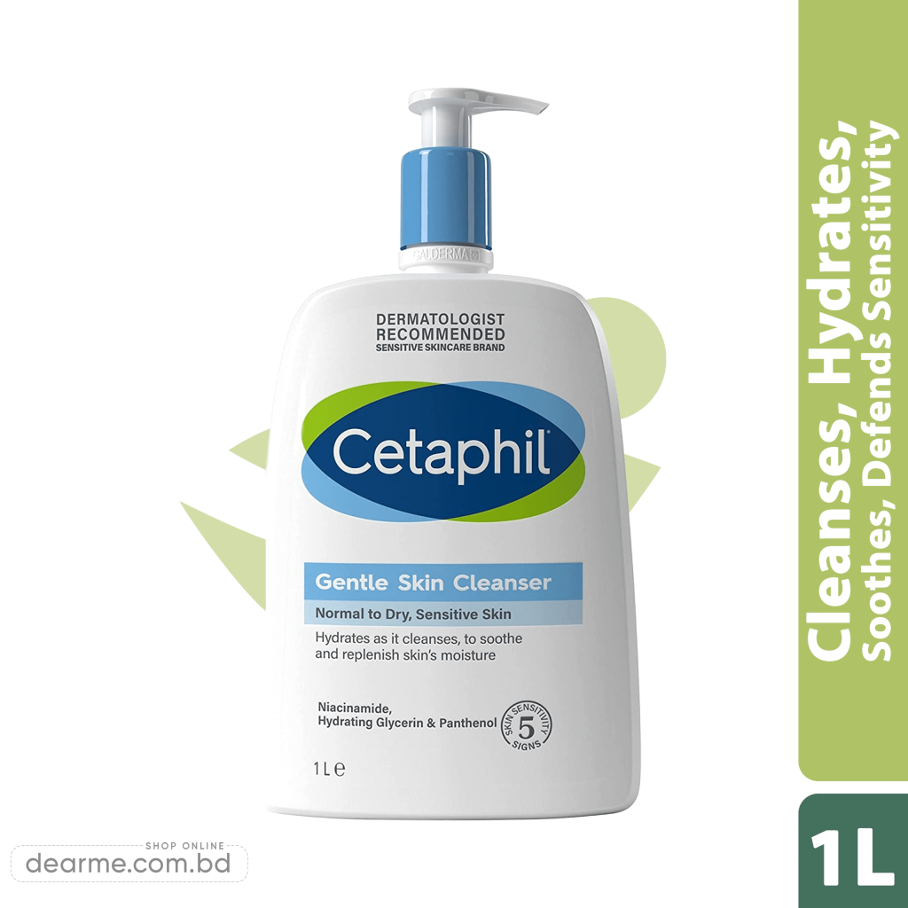 Cetaphil Gentle Skin Cleanser – 1 Liter Normal To Dry Sensitive Skin