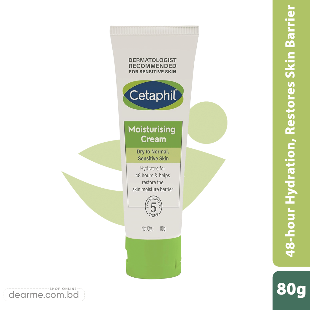 Cetaphil Moisturising Cream for Face & Body, 80g