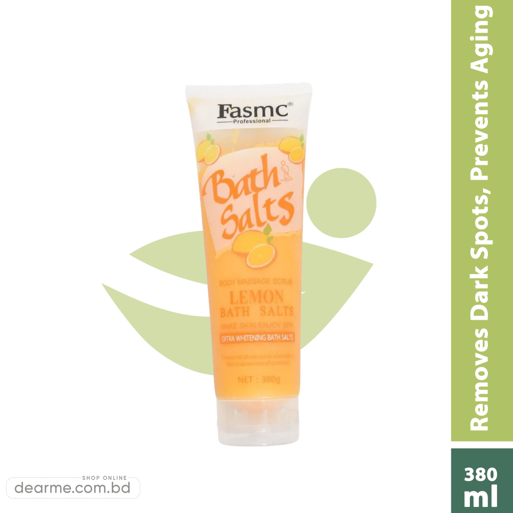Fasmc Bath Salts With Lemon Body Massage Scrub 380g