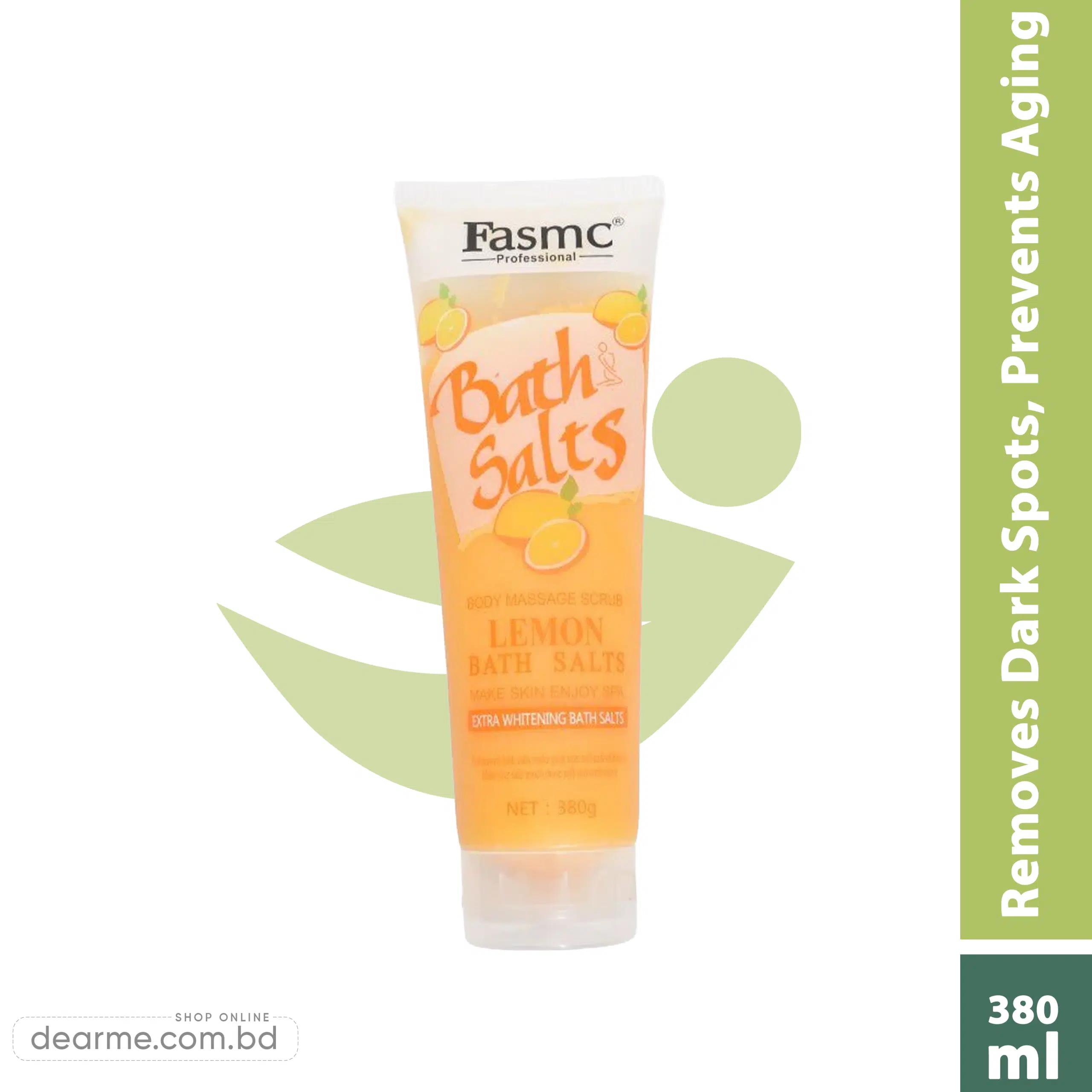 Fasmc Bath Salts With Lemon Body Massage Scrub 380g