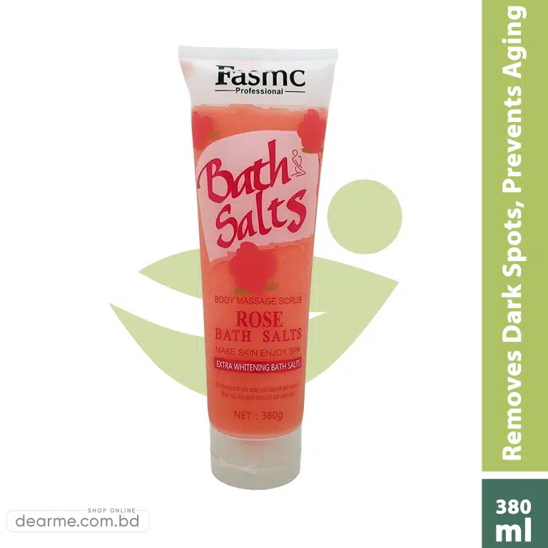 Fasmc Bath Salts With Rose Body Massage Scrub 380g