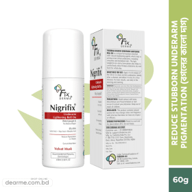 Fixderma Nigrifix Underarm Roll On with 6% AHA & Kojic Acid - 60ml (Velvet Musk)