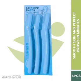 LMLTOP Eyebrow and Facial Razor (Pack Of 3 Pcs) – Baby Pink