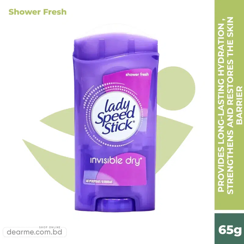 Lady Speed Stick Invisible Dry Deodorant 65g (Shower Fresh)