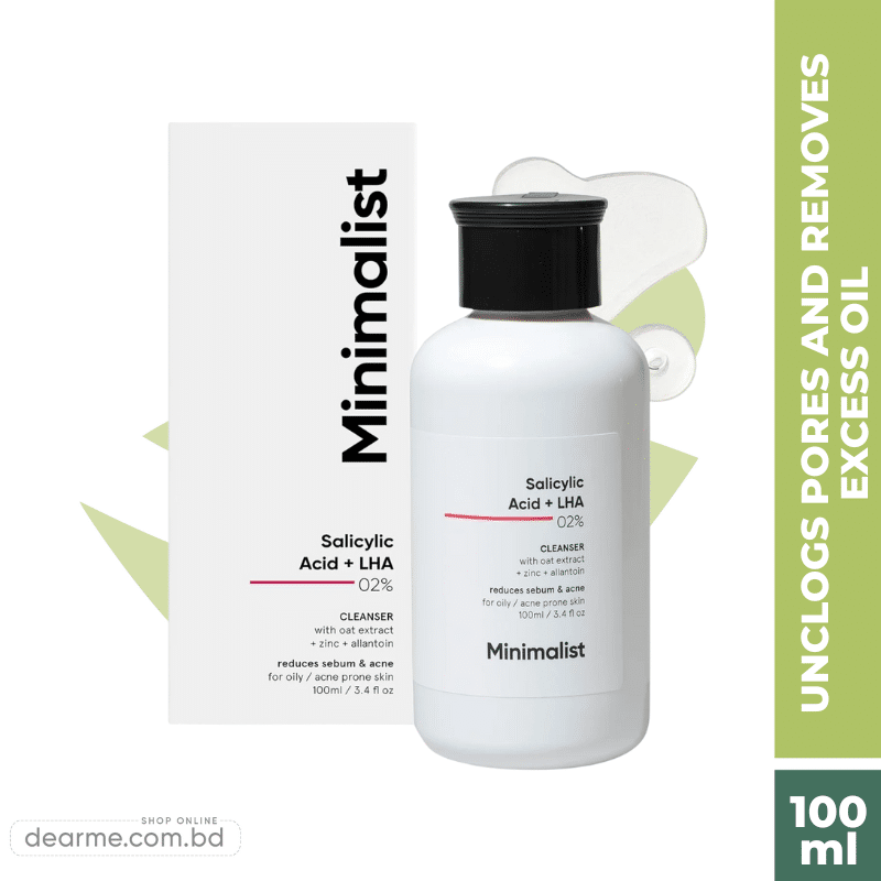 Minimalist 2% Salicylic Acid Face Wash for Oily Skin 30ml (1)