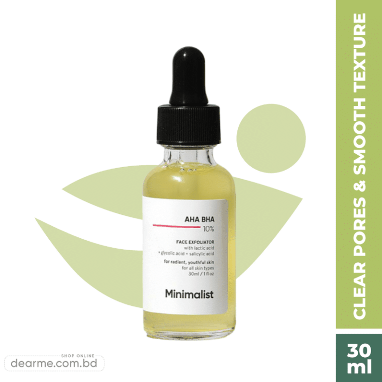 Minimalist AHA BHA 10% Face Exfoliator – 30ml