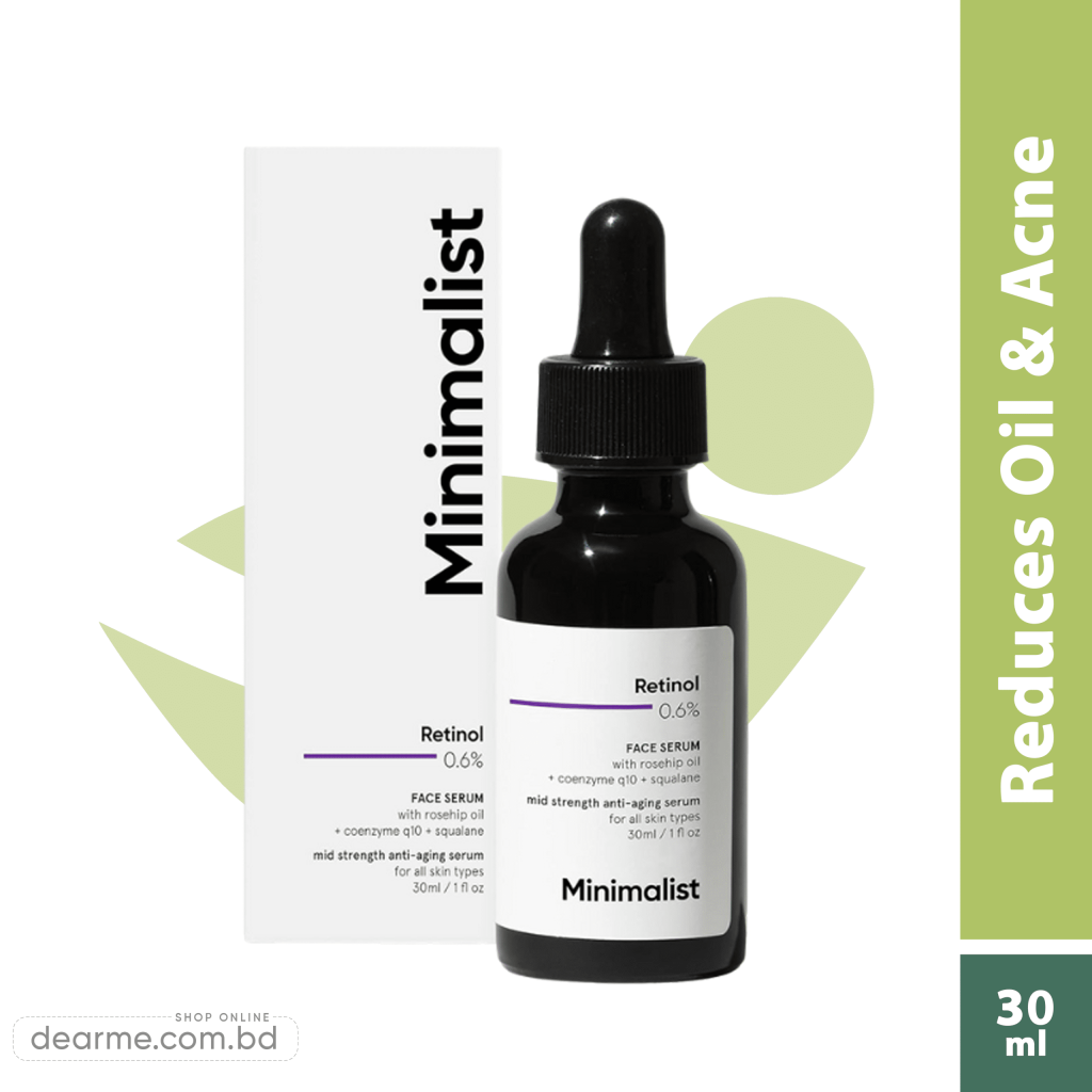 Minimalist Retinol 0.6% Face Serum 30ml