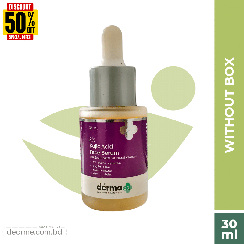 The Derma Co 2% Kojic Acid Face Serum 30ml (Without Box)