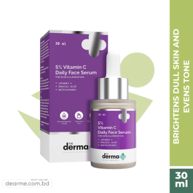 The Derma co 5% Daily Vitamin C Face Serum 30ml