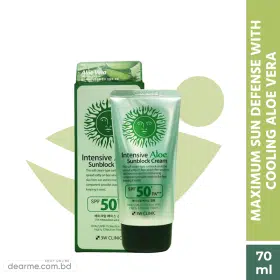 3W Clinic Intensive Aloe Sunblock Cream SPF 50+ PA+++ 70ml