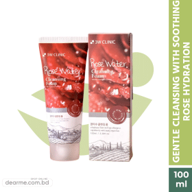 3w Clinic Rose Water Cleansing Foam 100 ml