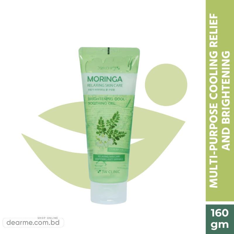 3w clinic Moringa Brightening Cool Soothing Gel 160gm 3w clinic Moringa Brightening Cool Soothing Gel 160gm
