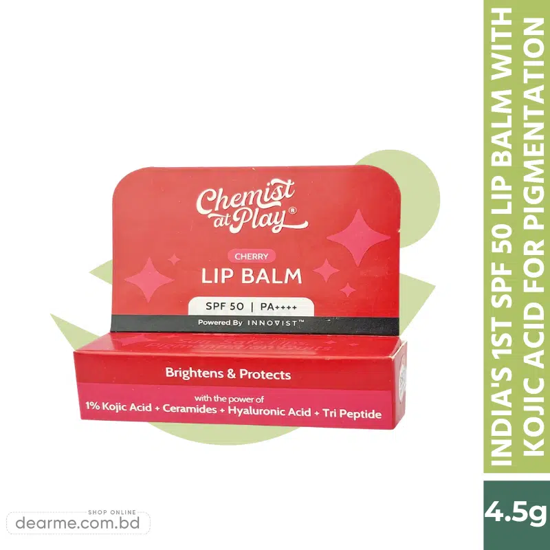 Chemist at Play Cherry Lip Balm SPF 50 PA++++ (4.5g)