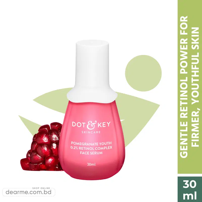 Dot & Key Pomegranate Youth 0.2% Retinol Complex Face Serum, 30 ml