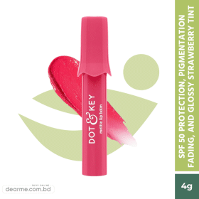 Dot & Key Meltie Lip Balm SPF 50+ with 2% Kojic - Strawberry Glaz