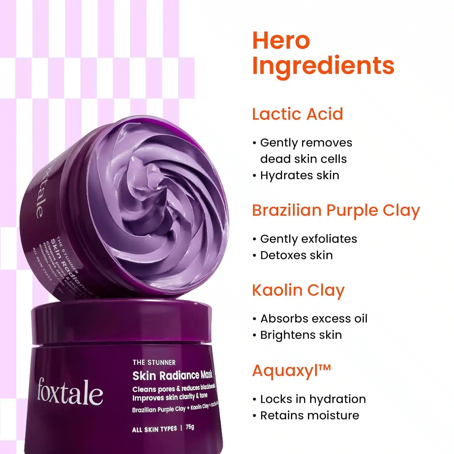Foxtale The Stunner Skin Radiance Mask 75g2