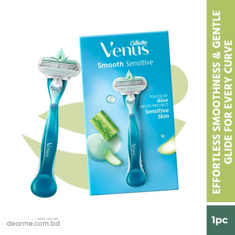 Gillette Venus Smooth Hair Removal Razor for Women with Aloe Vera